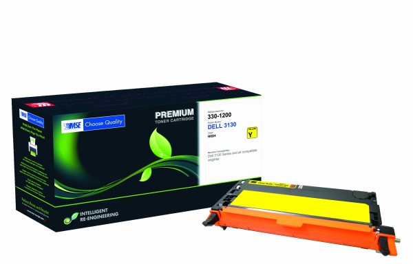 MSE Premium Farb-Toner für Dell 3110CN Yellow High Yield - kompatibel mit 593-10173