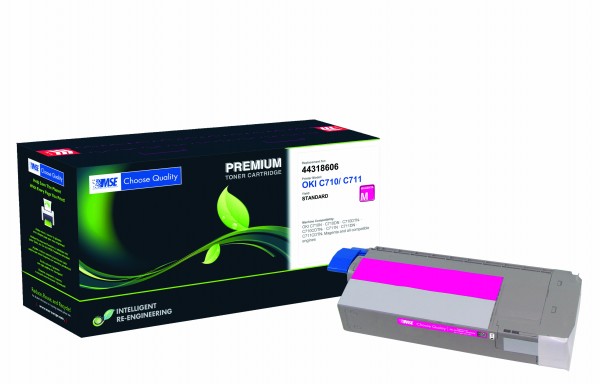 MSE Premium Farb-Toner für Oki C710/C711 Magenta - kompatibel mit 44318606