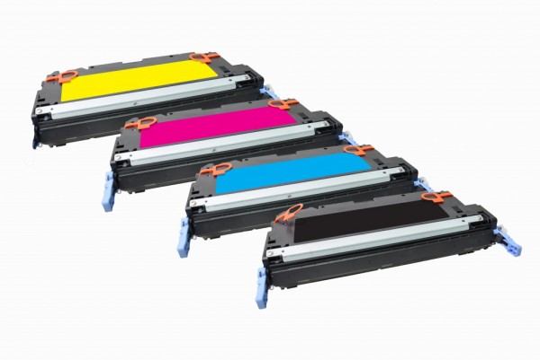 MSE Premium Farb-Toner für HP Color LaserJet 3600 CMYK Multipack - kompatibel mit Q6470A/71A/72A/73A