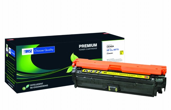 MSE Premium Farb-Toner für HP Color LaserJet M775 (651A) Yellow - kompatibel mit CE342A