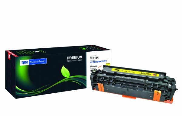 MSE Premium Farb-Toner für HP Color LaserJet M451 (305A) Yellow - kompatibel mit CE412A