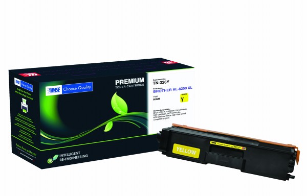 MSE Premium Farb-Toner für Brother HL-L8250/L8350 Yellow - kompatibel mit TN326Y