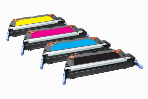 MSE Premium Farb-Toner für HP Color LaserJet 3800/CP3505 CMYK Multipack - kompatibel mit Q6470A/81A/