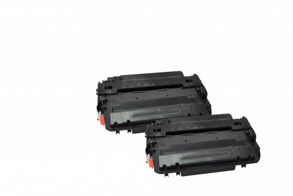 MSE Premium Toner für HP LaserJet P3015 (55X) High Yield Twin Pack - kompatibel mit CE255XD