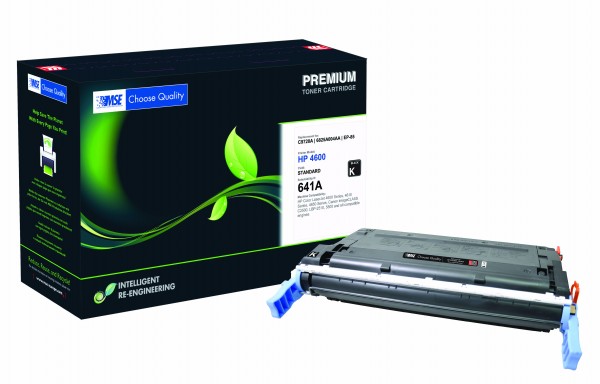 MSE Premium Farb-Toner für HP Color LaserJet 4600 (641A) Black - kompatibel mit C9720A