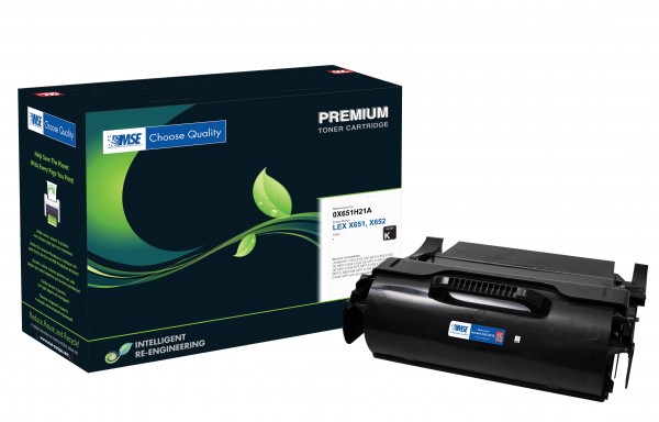 MSE Premium Toner für Lexmark X651 - kompatibel mit X651A21E