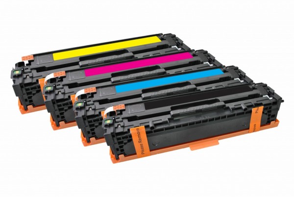 MSE Premium Farb-Toner für HP Color LaserJet CP1215/CP1515 CMYK Multipack - kompatibel mit CB540A/41